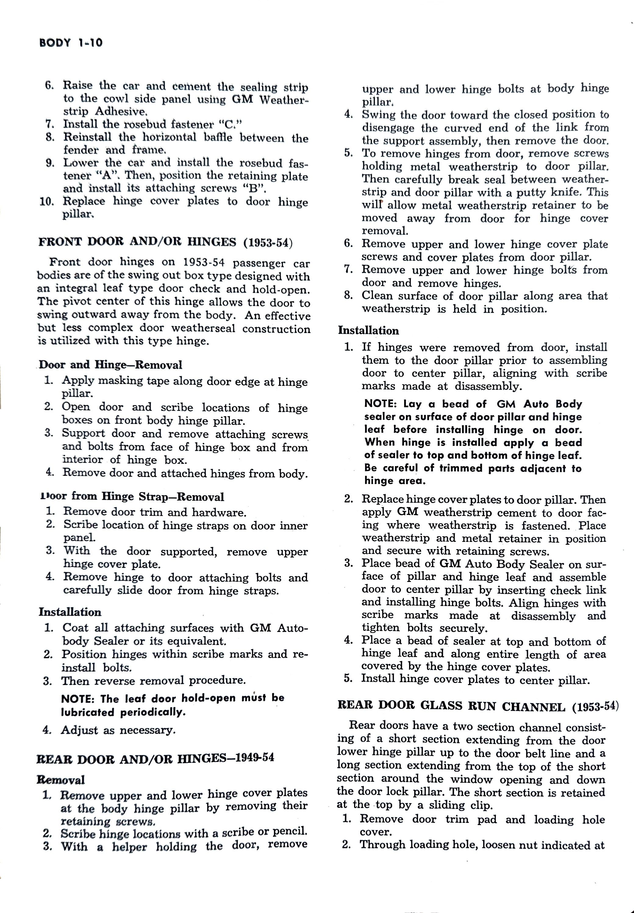 Maintenance manual page 10