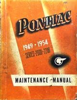Pontiac Maintenance Manual 1949-1954 cover