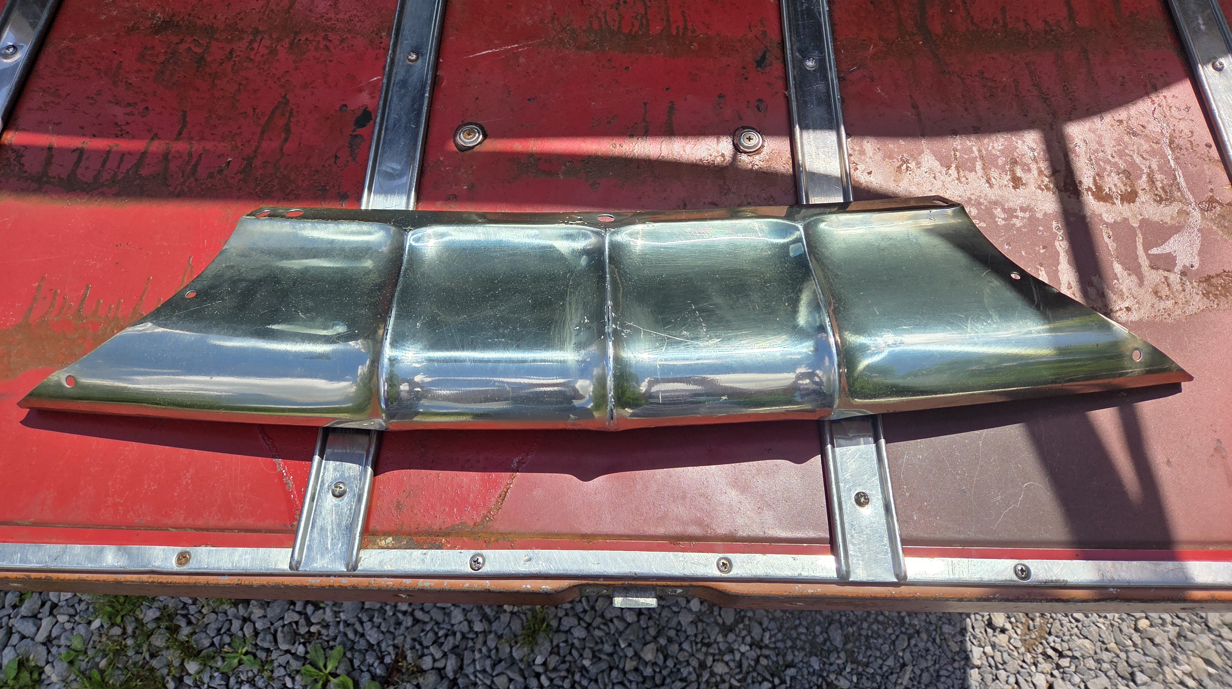 NOS 1953 Pontiac Lower Grille Panel