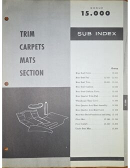15.000 Trim Carpets Mats cover