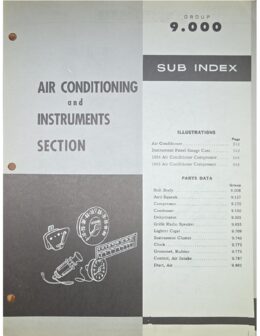 9.000 Air Conditioning and Instruments cover