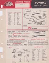 1951 Pontiac Trico Dealer Edition Products