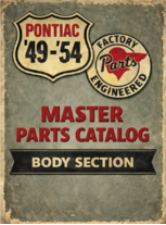 (U.S.) 1949-1954 Pontiac Master Parts Catalog - Body