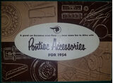 1954 Pontiac Accessories Sales Brochure