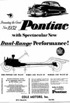 Presenting The Great New 1952 Pontiac