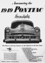 Announcing the 1949 Pontiac